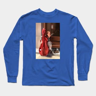 Girl with a cello Long Sleeve T-Shirt